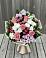 Букет цветов из: Альстромерии, Гвоздики, Розы и Хризантемы в Порхове