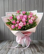 Букет Розовый кустик в Порхове