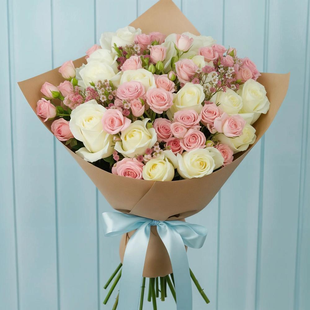 Букет цветов из: Розы в Порхове