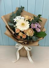 Букет цветов из:  Герберы и Хризантемы в Порхове