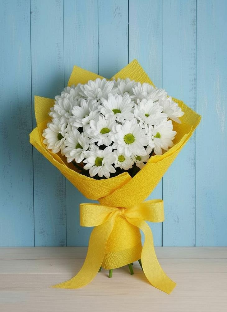 Букет цветов из: Хризантемы в Порхове