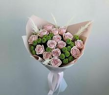 Букет цветов из:  Розы и Хризантемы в Порхове