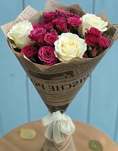 Букет цветов из:  Розы #REPLACE_PRED# Порхове
